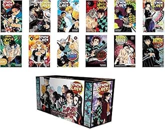 A Library of Demon Slayerr Manga Volumes 1-23 Complete Box Set Volumes