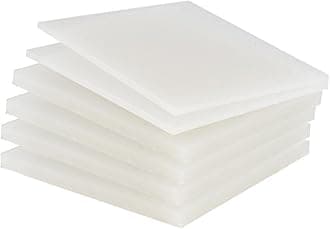 PP Polypropylene Sheet Plate Thickness 3mm-20mm Hard Sheet PVC Plate PP PE Sheet (0.3 m * 0.5 m * 15mm * 1 Piece)