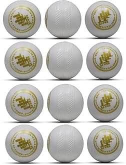 Troft Plastic Ball White Non Toxic (Pack of 12 | 70 Gm Per Ball)