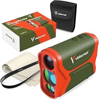 Laser Range Finder for Golf, Hunting and Archery - 3000FT High Precision Distance Measuring Rangefinder - Professional Scan Fog and Speed Mode