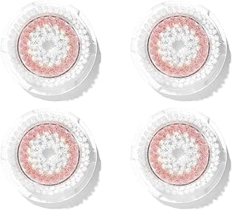 Radiance Brush Head Replacements Compatible with Clarisonic Mia 1, Mia 2, Mia Fit, Alpha Fit