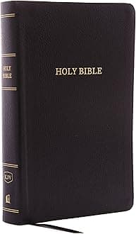 KJV Holy Bible, Personal Size Giant Print Reference Bible, Black Bonded Leather, 43,000 Cross References, Red Letter, Comfort Print: King James Version: Holy Bible, King James Version